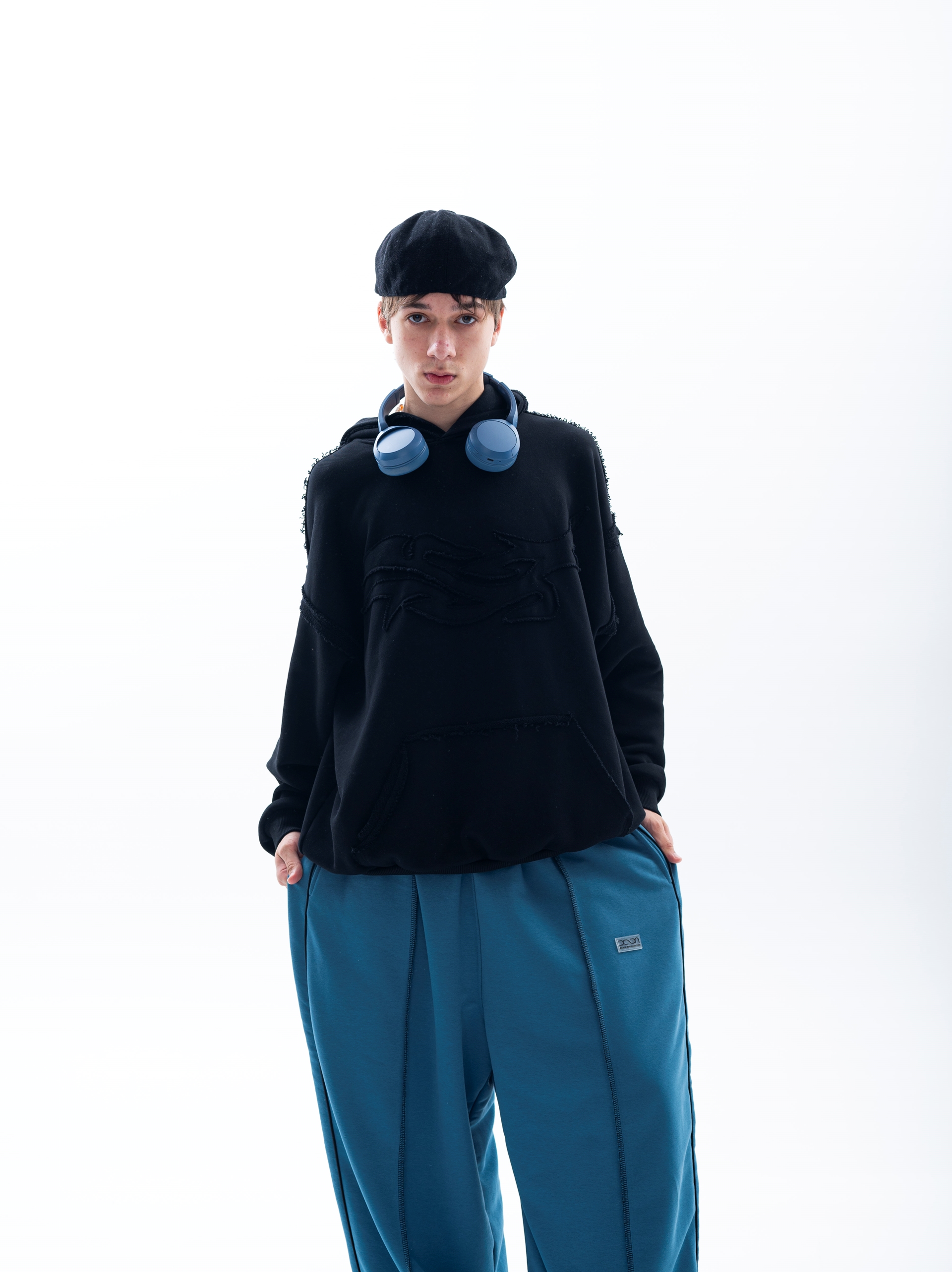 DENIM BLUE STRIPE 2.0 JOGGERS DENIM BLUE STRIPE 2.0 JOGGERS