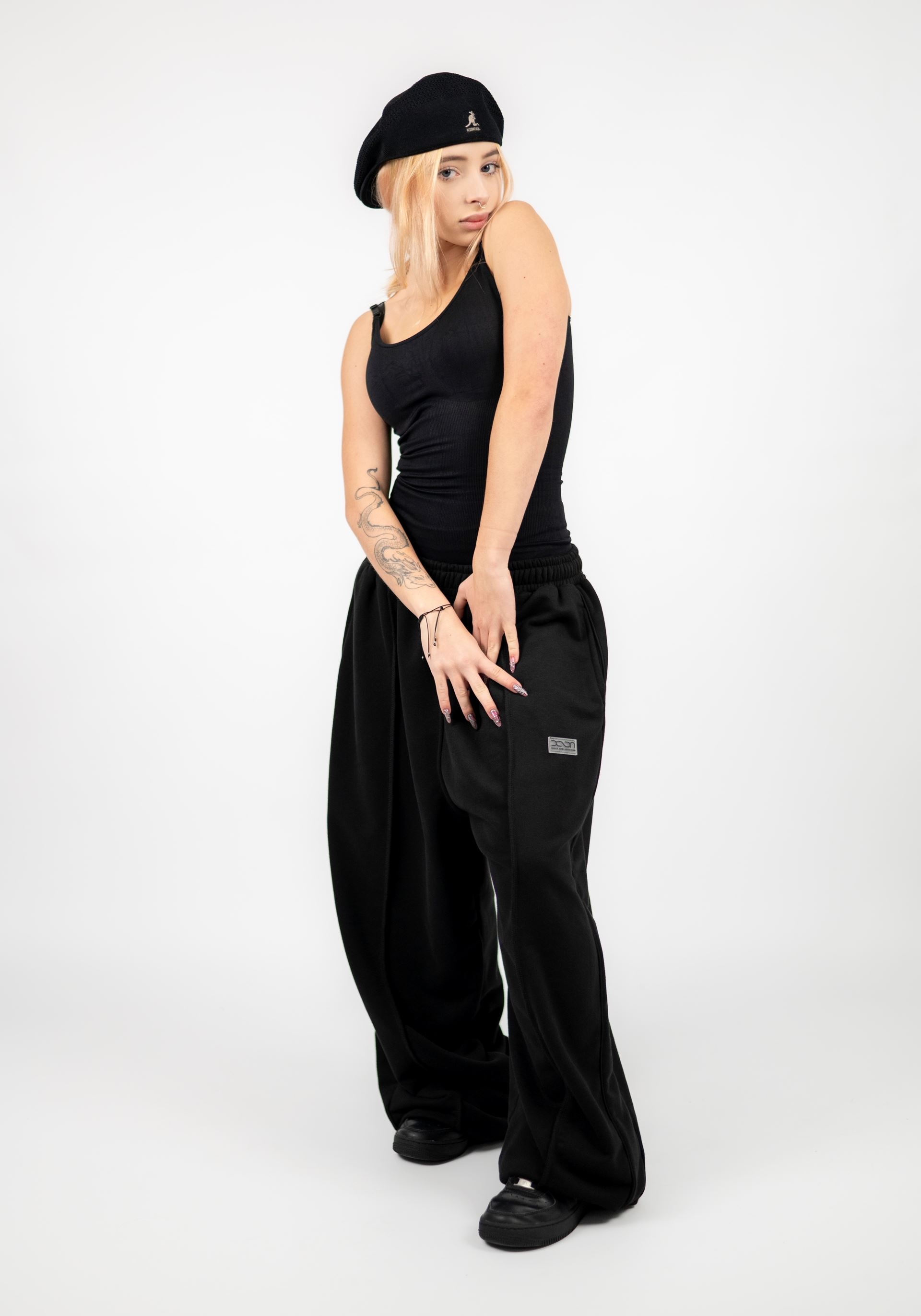 CHARCOAL BLACK STRIPE 2.0 JOGGERS